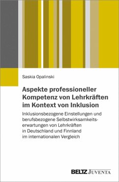 Cover Aspekte professioneller Kompetenz von Lehrkräften im Kontext von Inklusion (eBook, PDF)