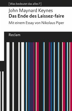 Das Ende des Laissez-faire - Keynes, John Maynard