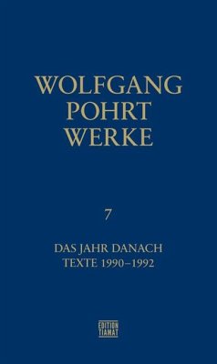 Werke Band 7 - Pohrt, Wolfgang;Pohrt, Wolfgang