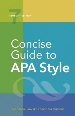 Concise Guide to APA Style - American Psychological Association