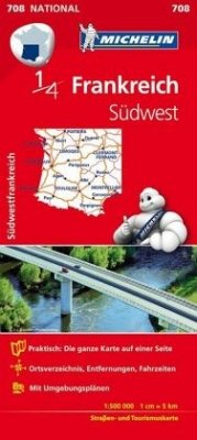 Cover Michelin Karte Südwestfrankreich