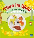 Tiere im Wald (Pappbilderbuch + 3 Holzfiguren)