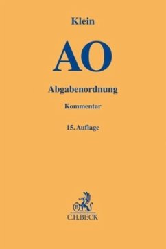 AO, Abgabenordnung, Kommentar - Klein, Franz