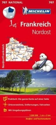 Michelin Karte Nordostfrankreich