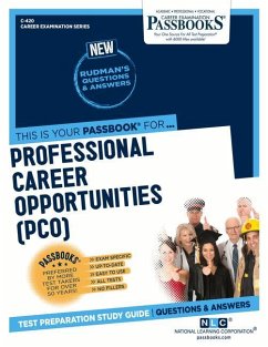 Professional Career Opportunities (Pco) (C-420): Passbooks Study Guide Volume 420 - National Learning Corporation