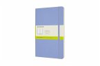 Moleskine Notizbuch Large/A5, Blanko, Weicher Einband, Hortensien Blau