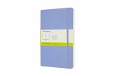 Moleskine Notizbuch Large/A5, Blanko, Weicher Einband, Hortensien Blau