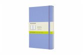 Moleskine Notizbuch Large/A5, Blanko, Fester Einband, Hortensien Blau