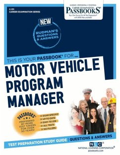 Motor Vehicle Program Manager (C-311): Passbooks Study Guide Volume 311 - National Learning Corporation