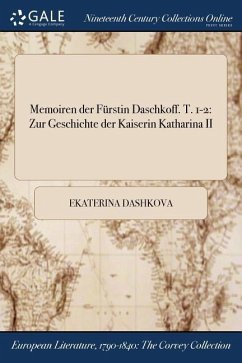 Memoiren der Fürstin Daschkoff. T. 1-2 - Dashkova, Ekaterina