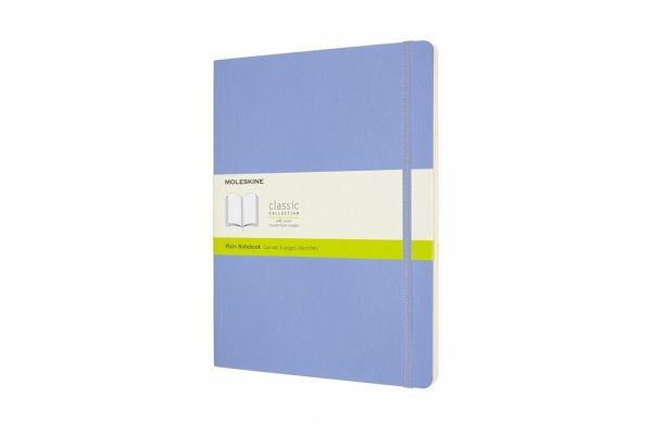 Moleskine Notizbuch XL, Blanko, Weicher Einband, Hortensien Blau portofrei  bei bücher.de bestellen