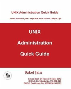 Unix Administration Quick Guide - Jain, Saket