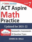 ACT Aspire Test Prep: 7th Grade Math Practice Workbook and Full-length Online Assessments: ACT Aspire Study Guide