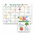 Mein buntes Kinder-ABC DIN A4 in Grundschrift + Mein erstes Schreiblernheft Grundschrift, m. 1 Buch, m. 1 Beilage, 2 Tei