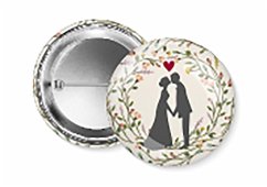 Button Hochzeit - 6er-Set