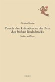 Poetik des Kalenders in der Zeit des frühen Buchdrucks