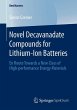 Novel Decavanadate Compounds for... - Bild 1