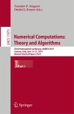 Numerical Computations: Theory and Algorithms