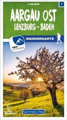 Cover Kümmerly+Frey Wanderkarte 7 Aargau Ost 1:40.000