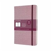 Moleskine Notizbuch - Blend Large/A5, Punktraster, Fester Stoffeinband, Lila