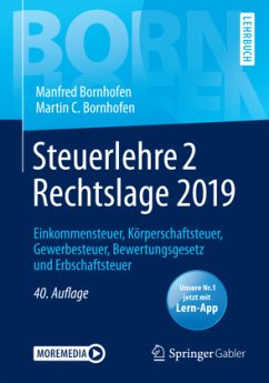 Steuerlehre 2 Rechtslage 2019 - Bornhofen, Manfred;Bornhofen, Martin C.