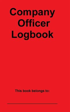 Company Officer Logbook - Lovato, Jr. John