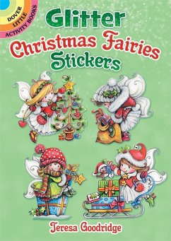 Glitter Christmas Fairies Stickers - Goodridge, Teresa