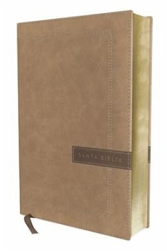 Nbla, Santa Biblia, Una Columna Con Referencias, Letra Grande, Leathersoft, Beige, Palabras de Jesús En Rojo, Comfort Print - Nbla-Nueva Biblia de Las Américas