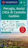 KOMPASS Wanderkarte 2464 Perugia, Assisi, Città di Castello, Gubbio KOMPASS Wanderkarte 2464 Perugia, Assisi, Città di Castello, Gubbio