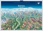 KOMPASS Panorama-Poster Südtirol, Alto Adige