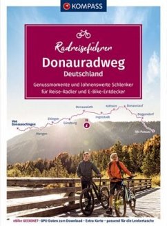 KOMPASS RadReiseFührer Donauradweg Deutschland - Enke, Ralf