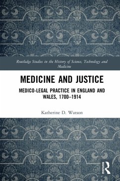 Medicine and Justice (eBook, PDF) - Watson, Katherine