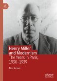 Henry Miller and Modernism (eBook, PDF)