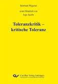 Toleranzkritik – kritische Toleranz (eBook, PDF)