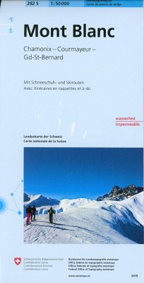 Cover Landeskarte der Schweiz 292 S Mont Blanc