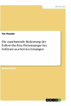 Die zunehmende Bedeutung der Follow-the-Free-Preisstrategie bei Software-as-a-Service-Lösungen - Theodor, Tim