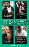 Modern Romance February 2020 Books 5-8: Her Sicilian Baby Revelation / The Greek's One-Night Heir / Bound by My Scandalous Pregnancy / Redemption of the Untamed Italian (eBook, ePUB)