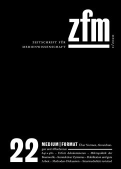 Zeitschrift für Medienwissenschaft 22 (eBook, ePUB)