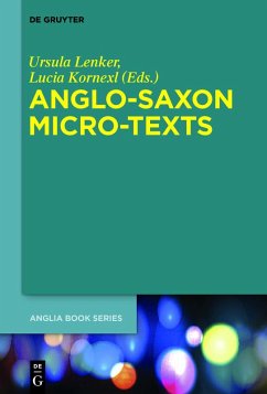 Anglo-Saxon Micro-Texts (eBook, ePUB)