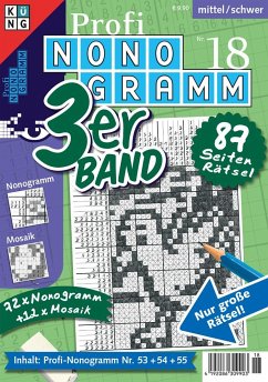 Profi-Nonogramm 3er-Band Nr. 18 - Conceptis Puzzles