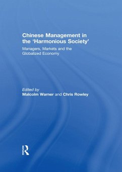 Chinese Management in the 'Harmonious Society' (eBook, ePUB)