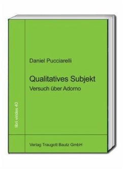 Qualitatives Subjekt - Pucciarelli, Daniel