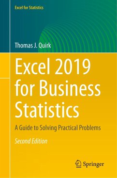 Excel 2019 for Business Statistics - Quirk, Thomas J.
