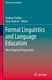 Formal Linguistics and Language Education