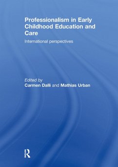 Cover Professionalism in Early Childhood Education and Care (eBook, ePUB)