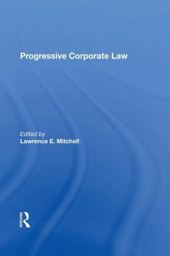 Cover Progressive Corporate Law (eBook, ePUB)