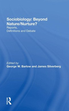 Cover Sociobiology: Beyond Nature/nurture? (eBook, PDF)
