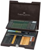Faber-Castell Pitt Monochrome, 85er Set Holzkoffer