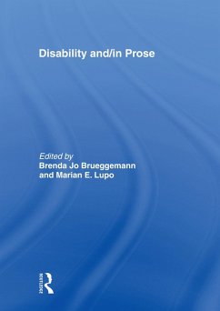Cover Disability and/in Prose (eBook, PDF)