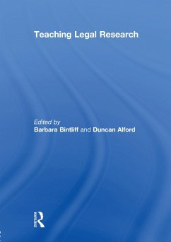 Teaching Legal Research (eBook, PDF)